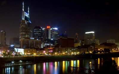 Nashville Skyline at Night